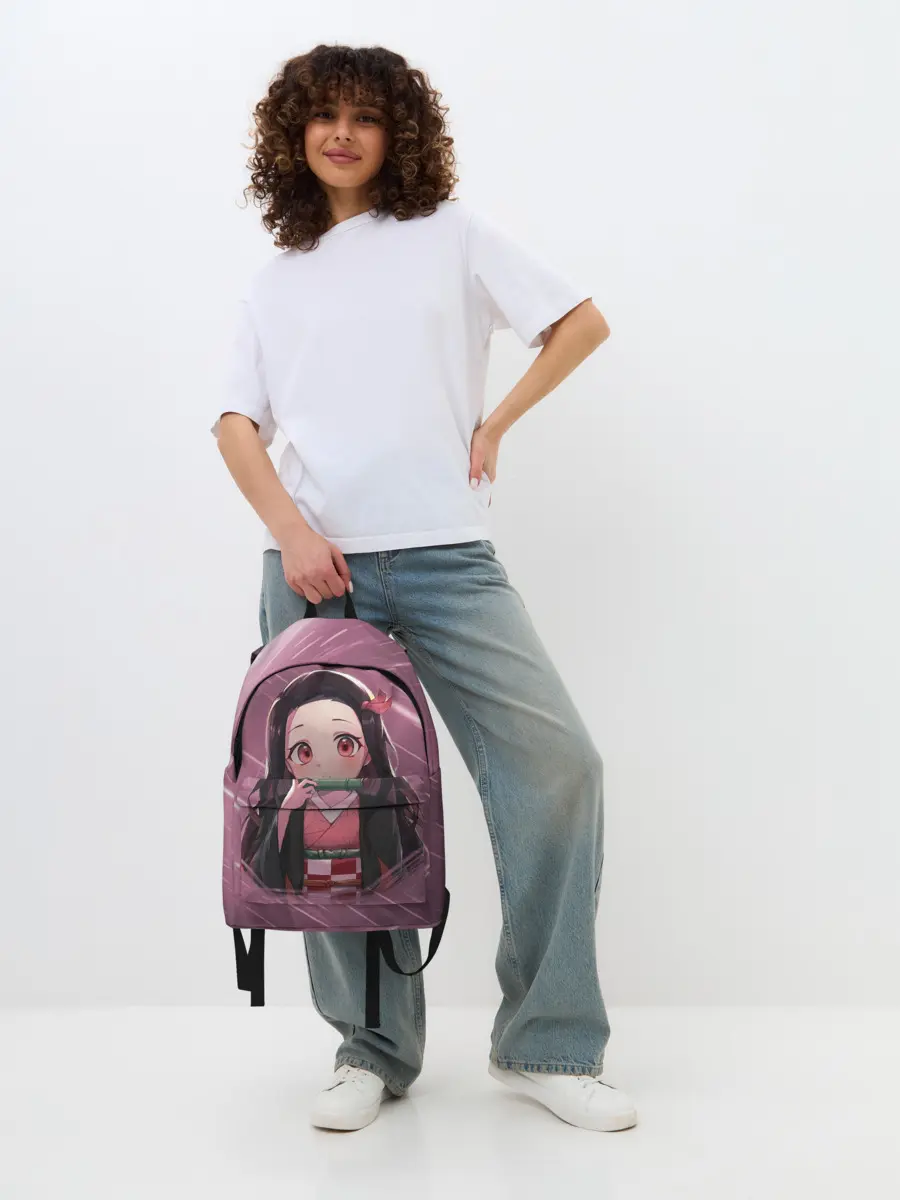 Рюкзак джинсовый / Незуко Камадо