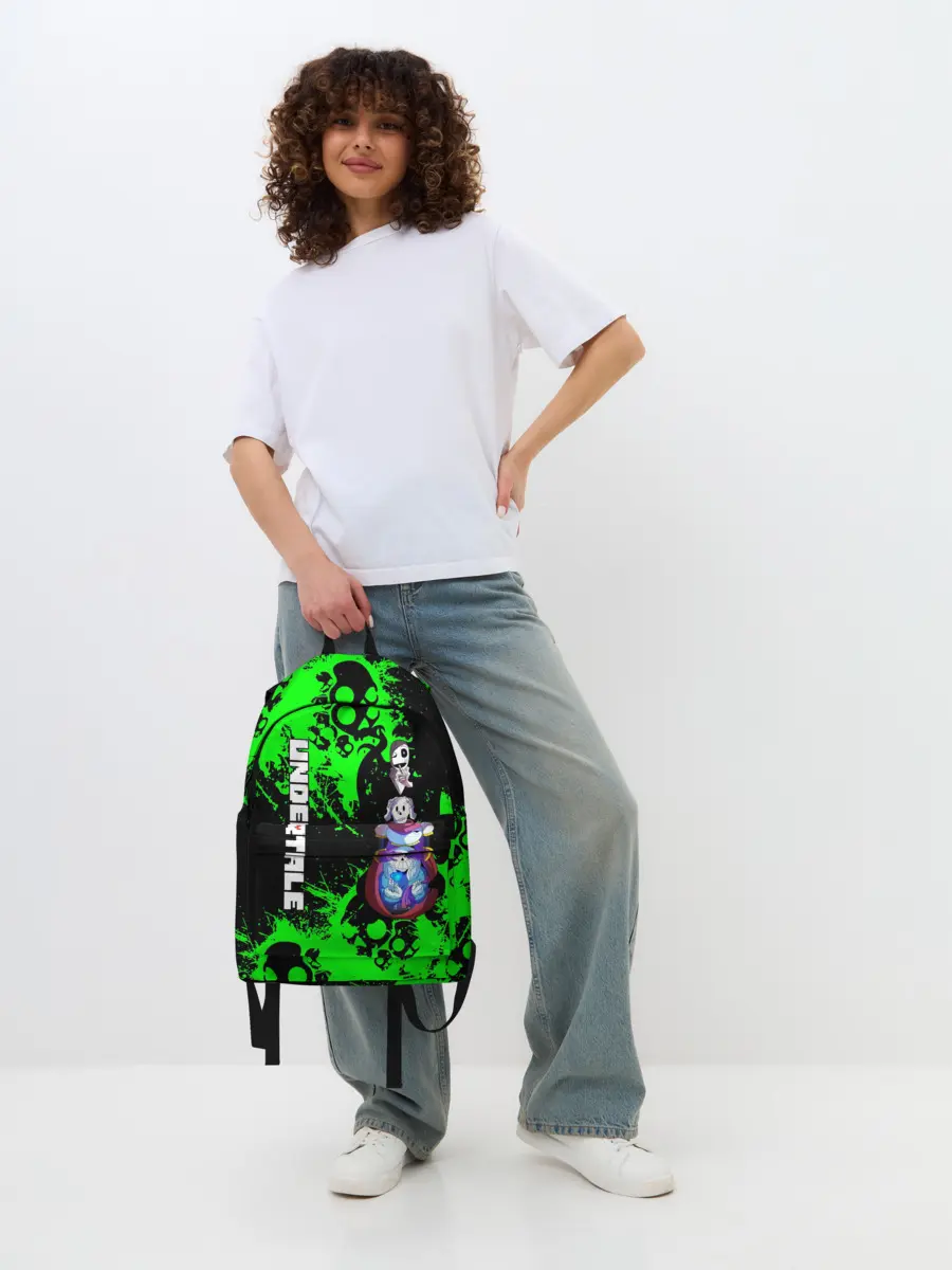 Рюкзак джинсовый / Undertale | Sans