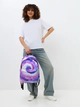 Рюкзак джинсовый / TIE-DYE PURPLE