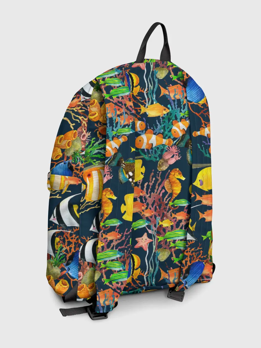 Рюкзак джинсовый / Морской мир