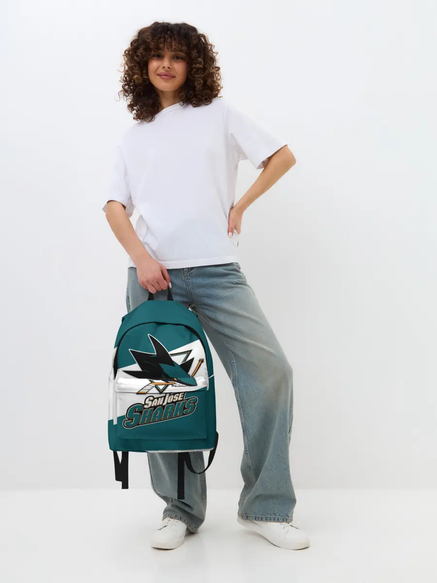 Рюкзак джинсовый / Сан Хосе Шаркс