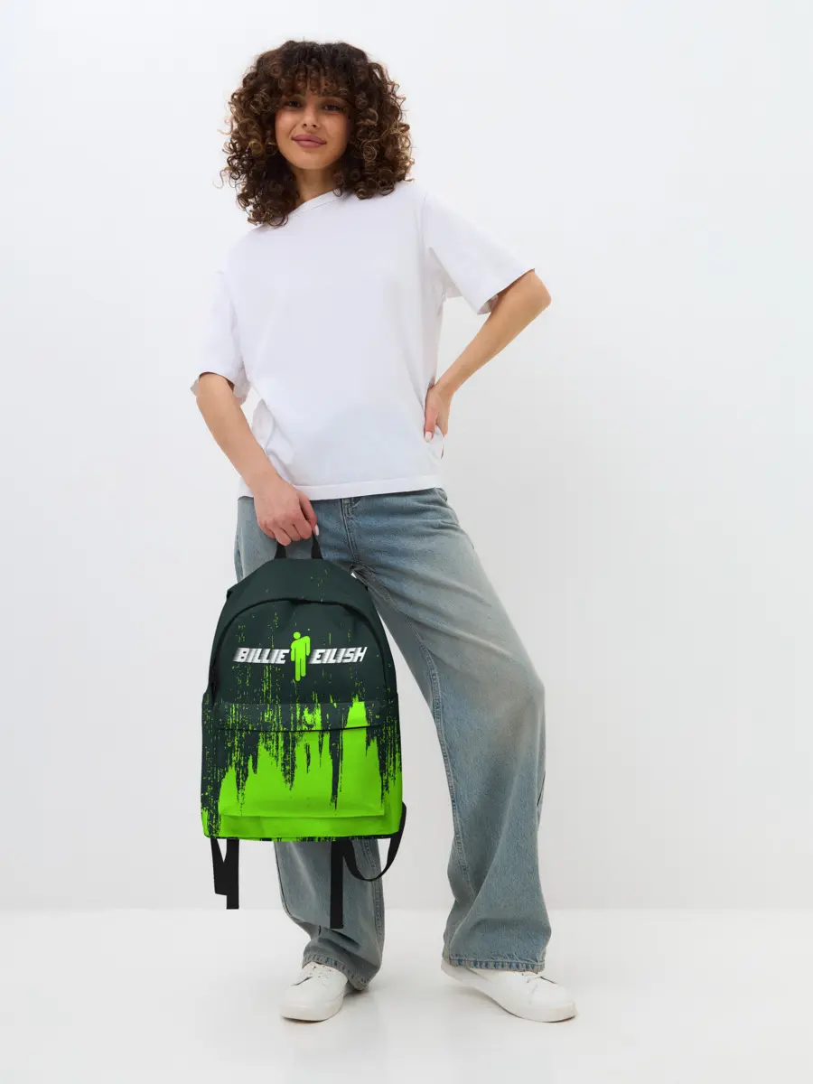 Рюкзак джинсовый / BILLIE EILISH / БИЛЛИ АЙЛИШ