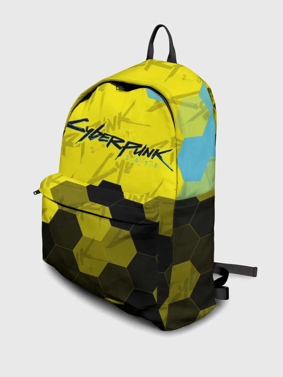 Рюкзак джинсовый / CYBERPUNK 2077 / Киберпанк