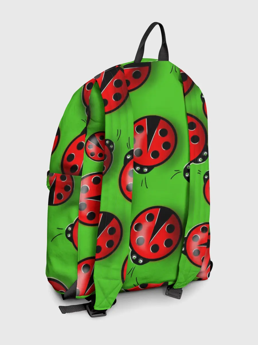 Рюкзак джинсовый / Божьи коровки