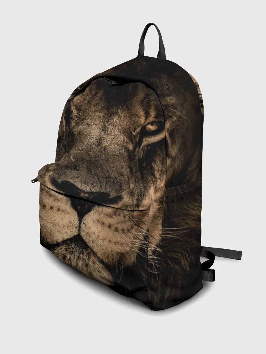 Рюкзак джинсовый / Лев