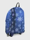 Рюкзак джинсовый / Снежинки.