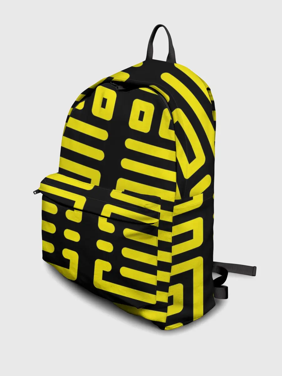 Рюкзак джинсовый / полосы, линии, узор,