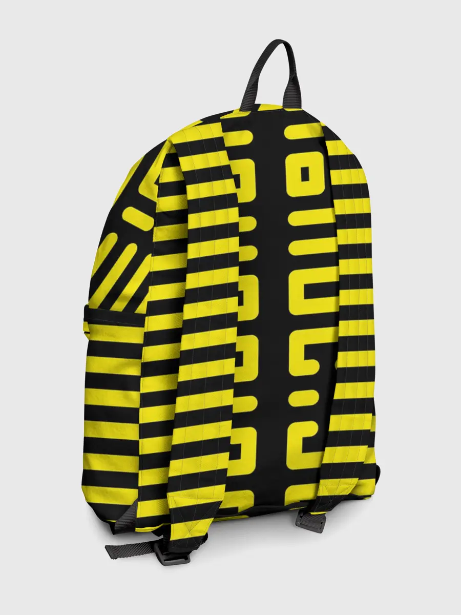 Рюкзак джинсовый / полосы, линии, узор,