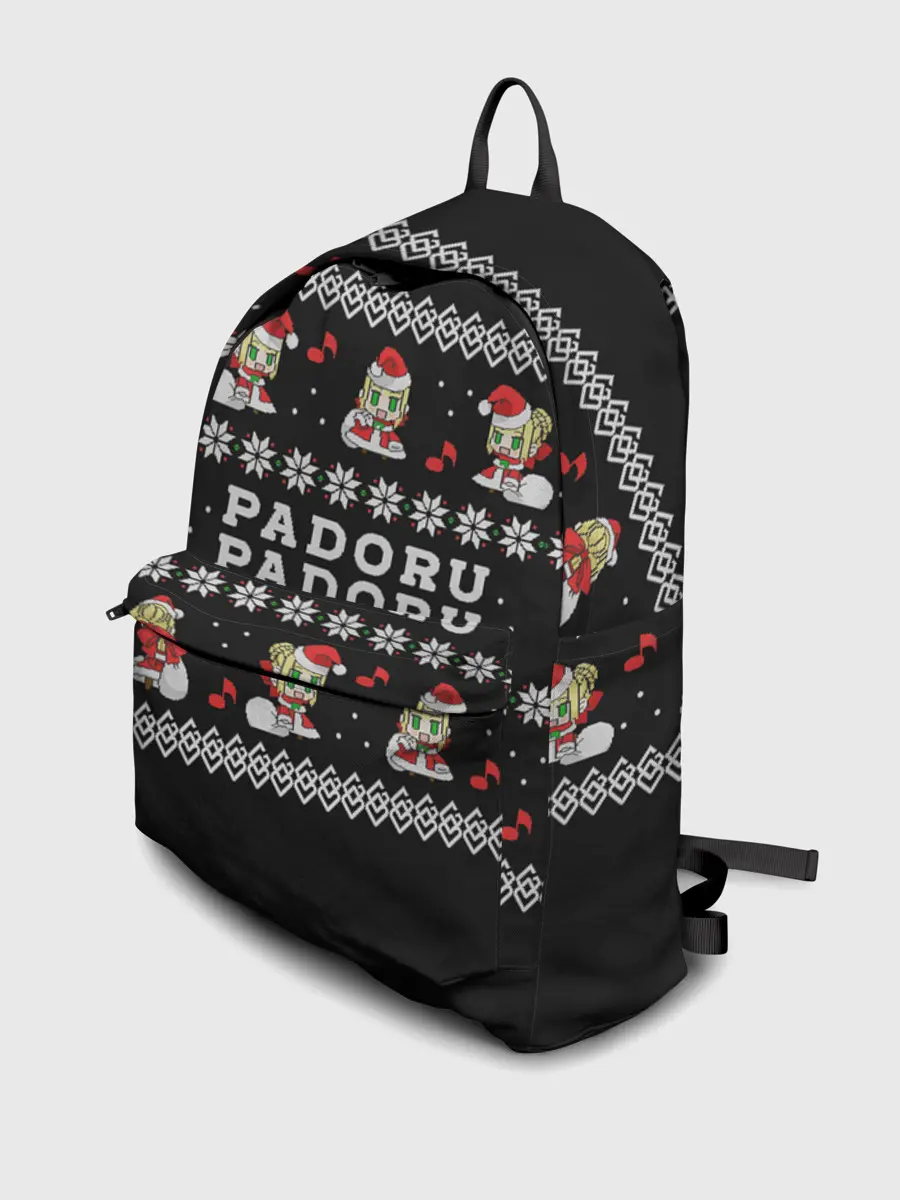 Рюкзак джинсовый / merry christmas padoru