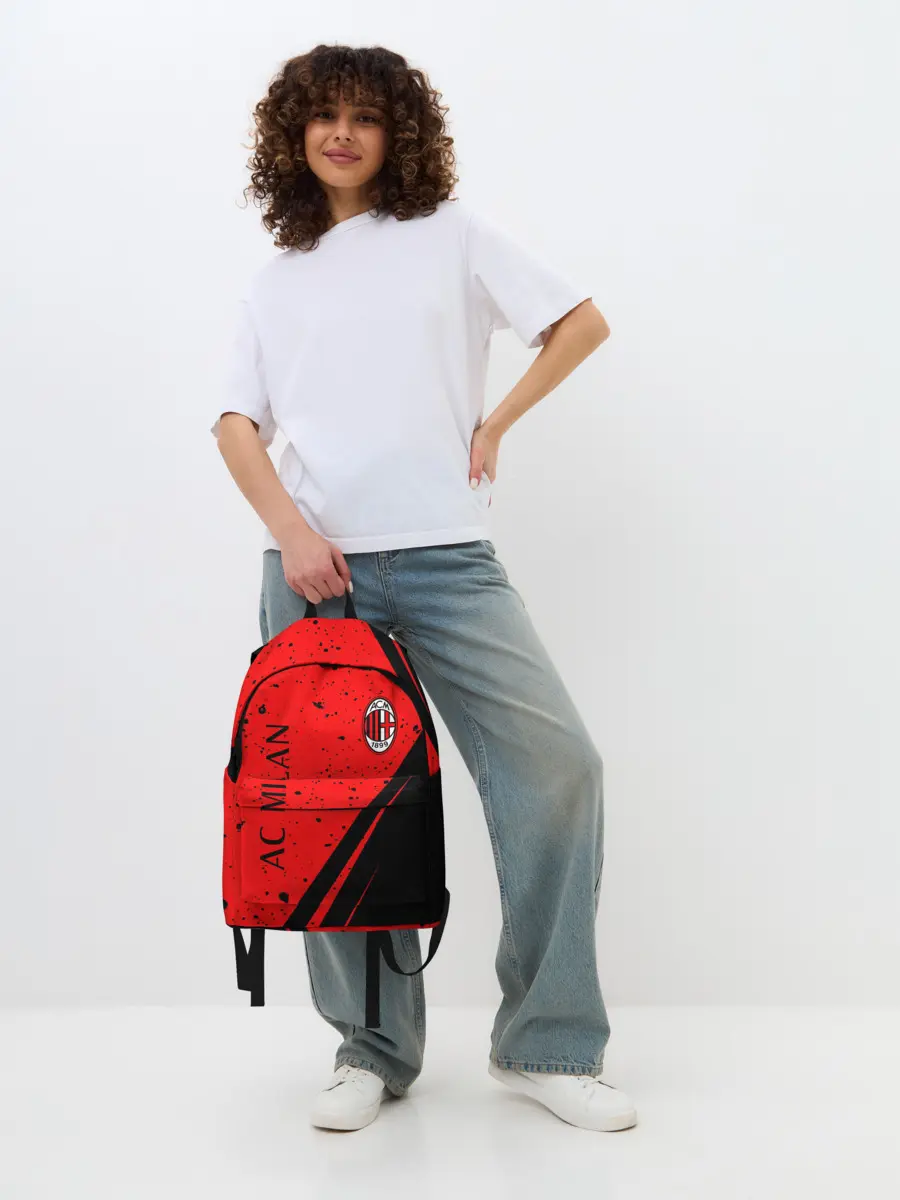 Рюкзак джинсовый / AC MILAN / МИЛАН