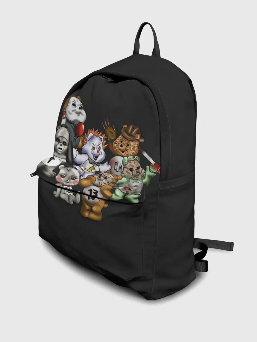 Рюкзак джинсовый / Страшные Мишки