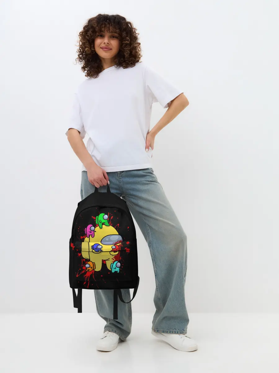 Рюкзак джинсовый / Among Us | Амонг Ас