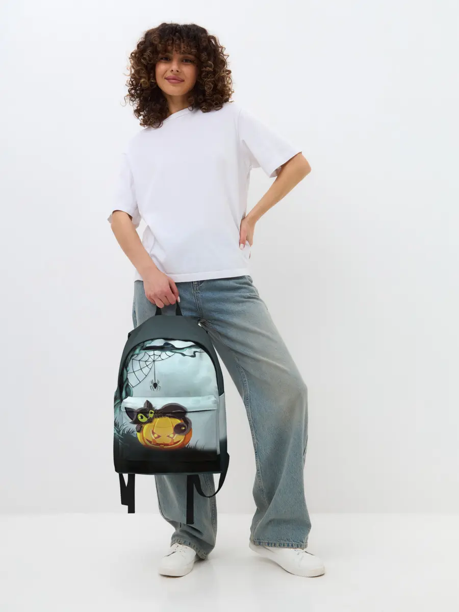 Рюкзак джинсовый / HALLOWEEN.