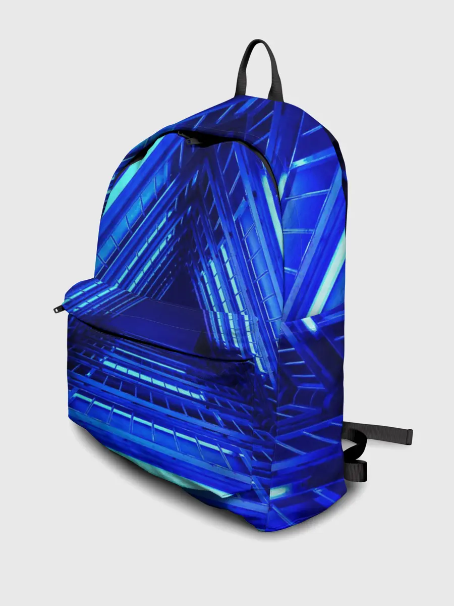 Рюкзак джинсовый / Неоновый тоннель