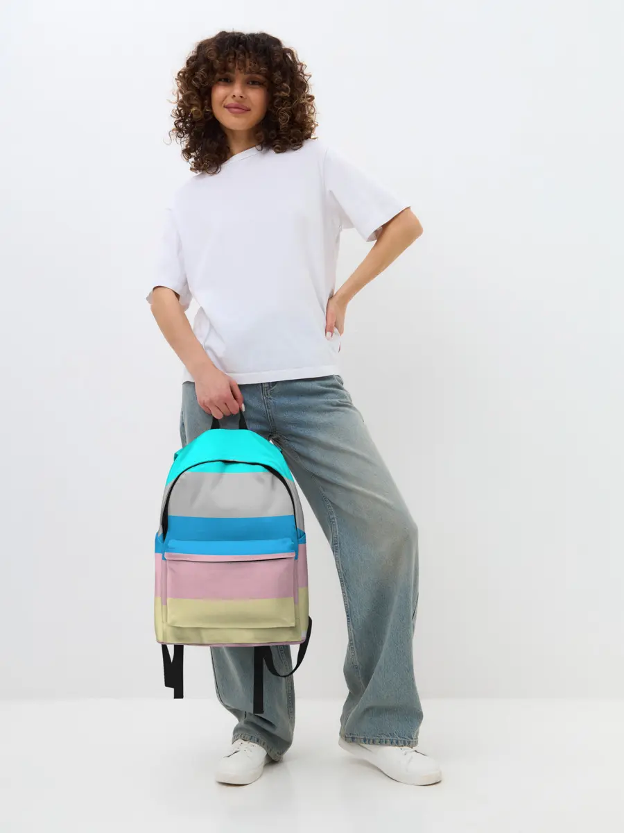 Рюкзак джинсовый / Флаг аниме