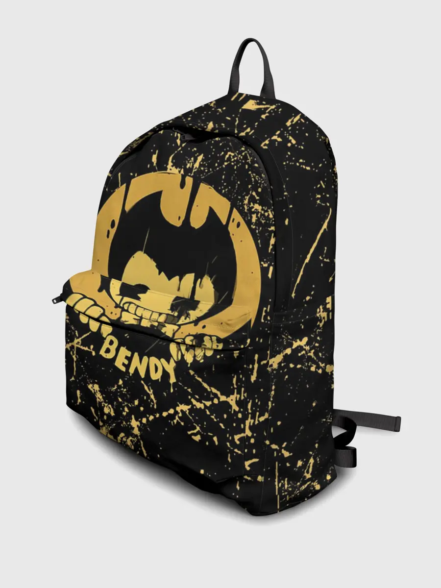 Рюкзак джинсовый / Bendy And The Ink Machine