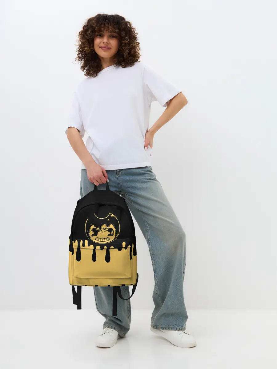 Рюкзак джинсовый / Bendy And The Ink Machine