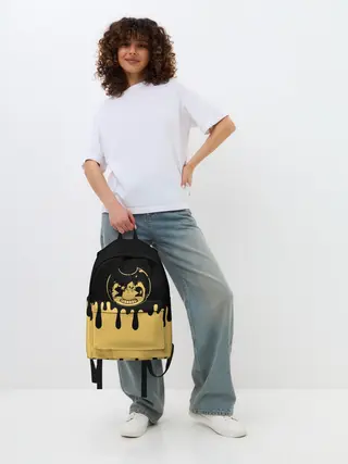 Рюкзак джинсовый / Bendy And The Ink Machine