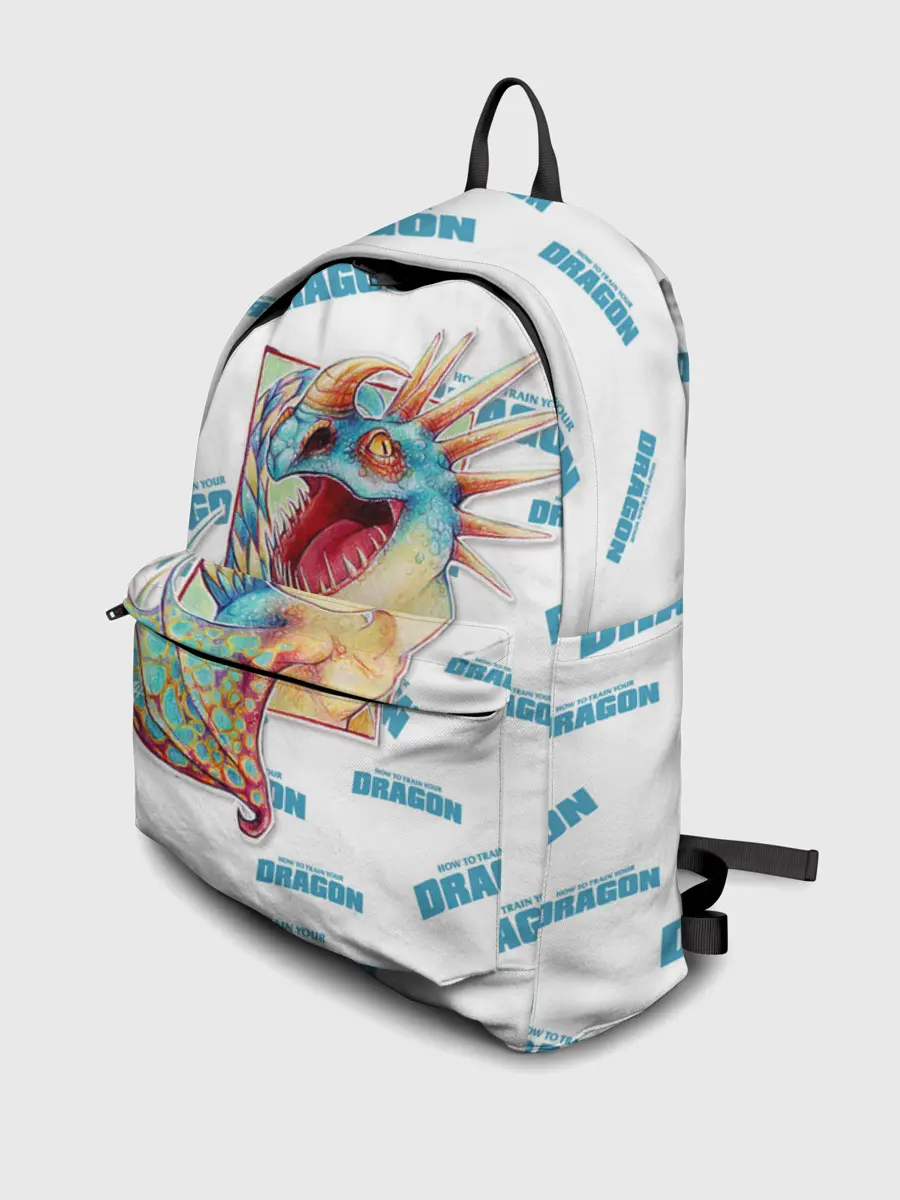 Рюкзак джинсовый / Как приручить дракона