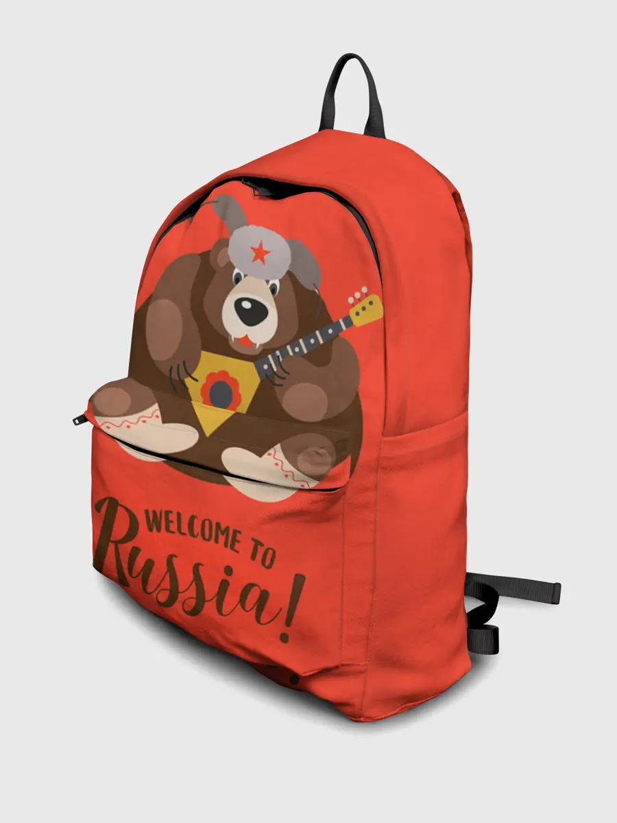 Рюкзак джинсовый / Welcome to Russia