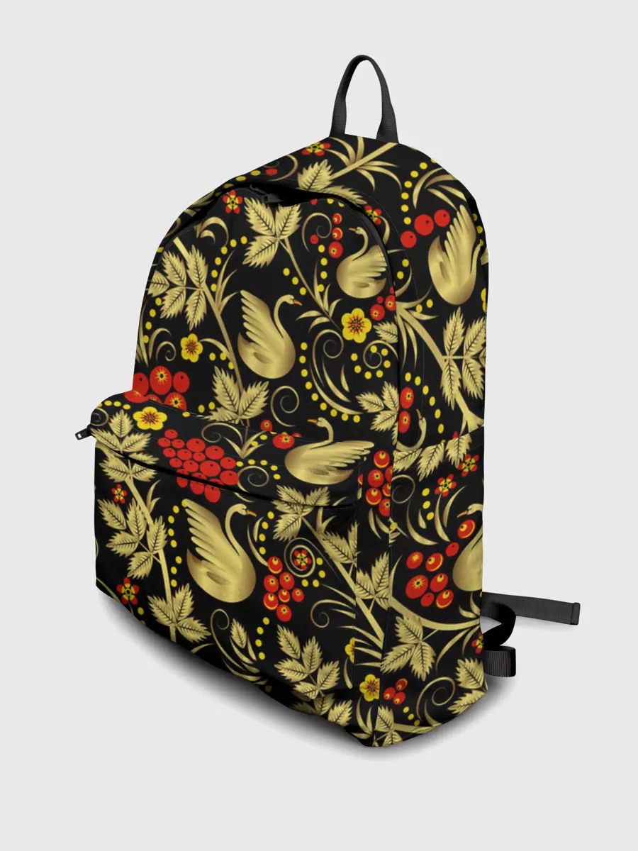 Рюкзак джинсовый / Хохлома