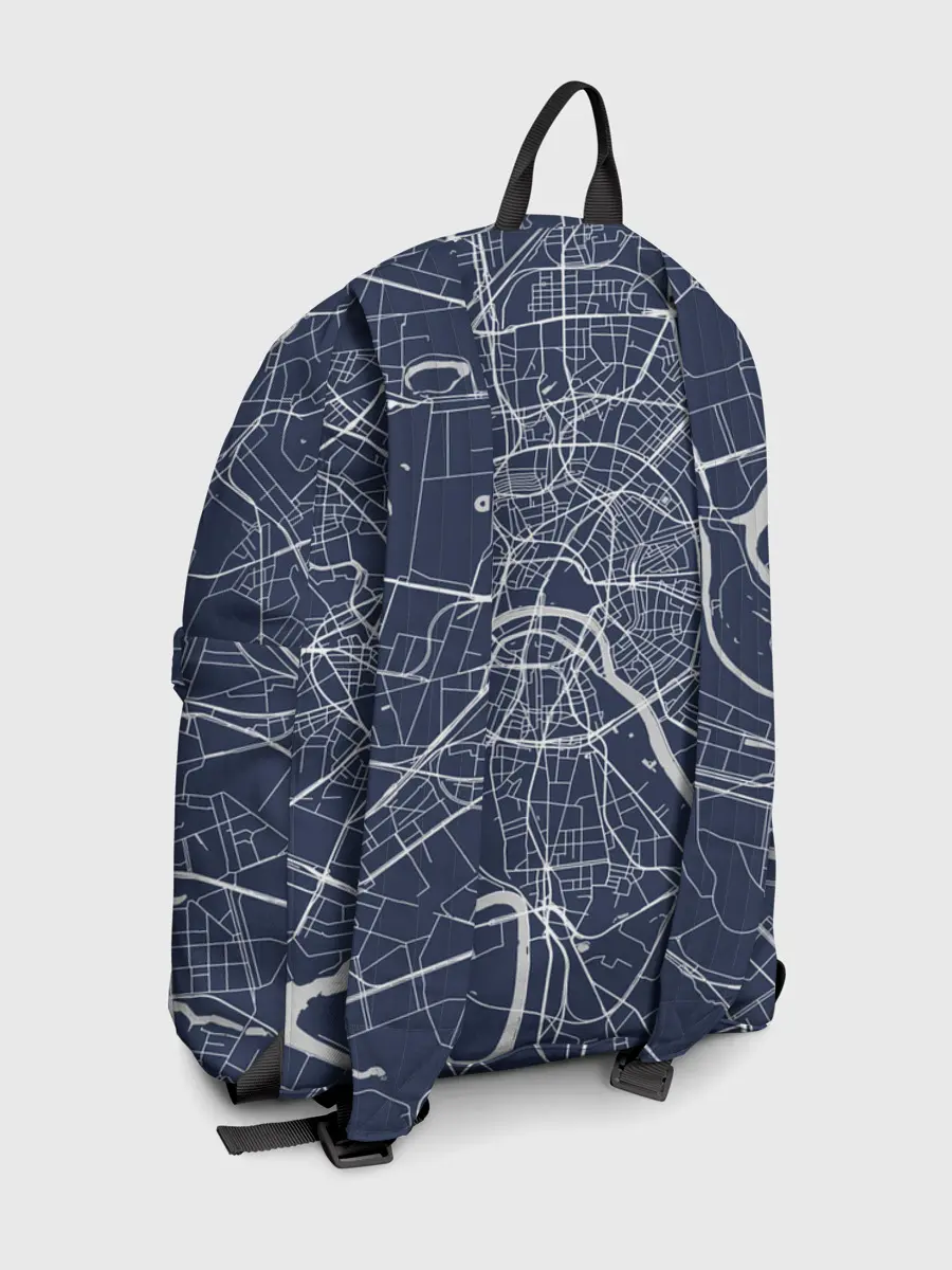 Рюкзак джинсовый / Карта Москвы