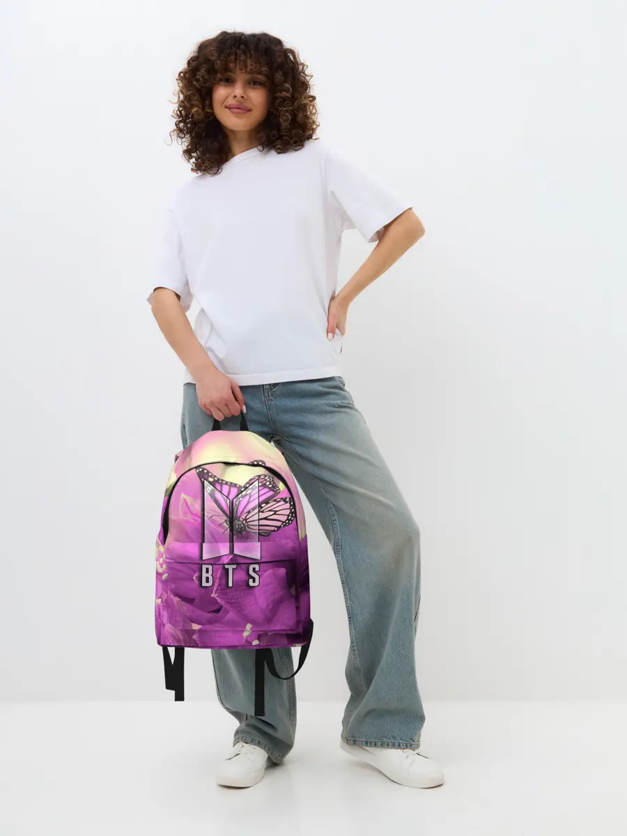 Рюкзак джинсовый / BTS