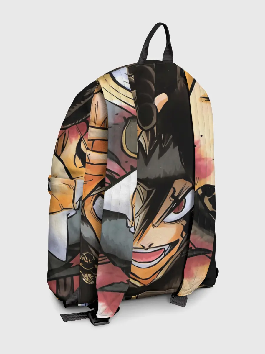 Рюкзак джинсовый / Красочный арт Асты