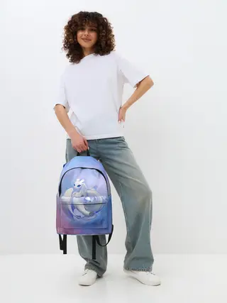 Рюкзак джинсовый / дневная фурия