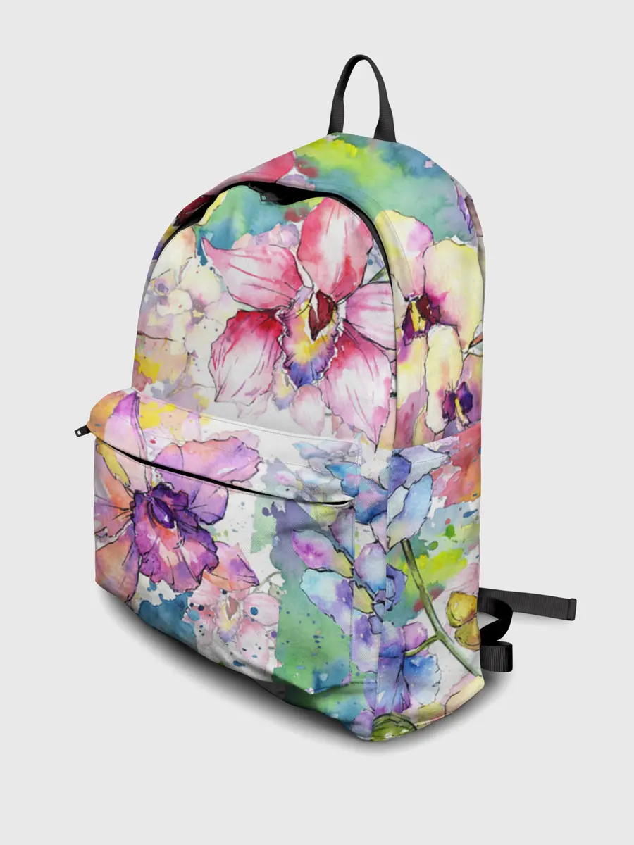 Рюкзак джинсовый / Цветы