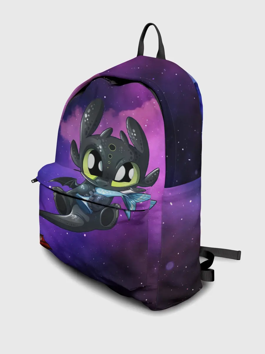 Рюкзак джинсовый / Как приручить дракона