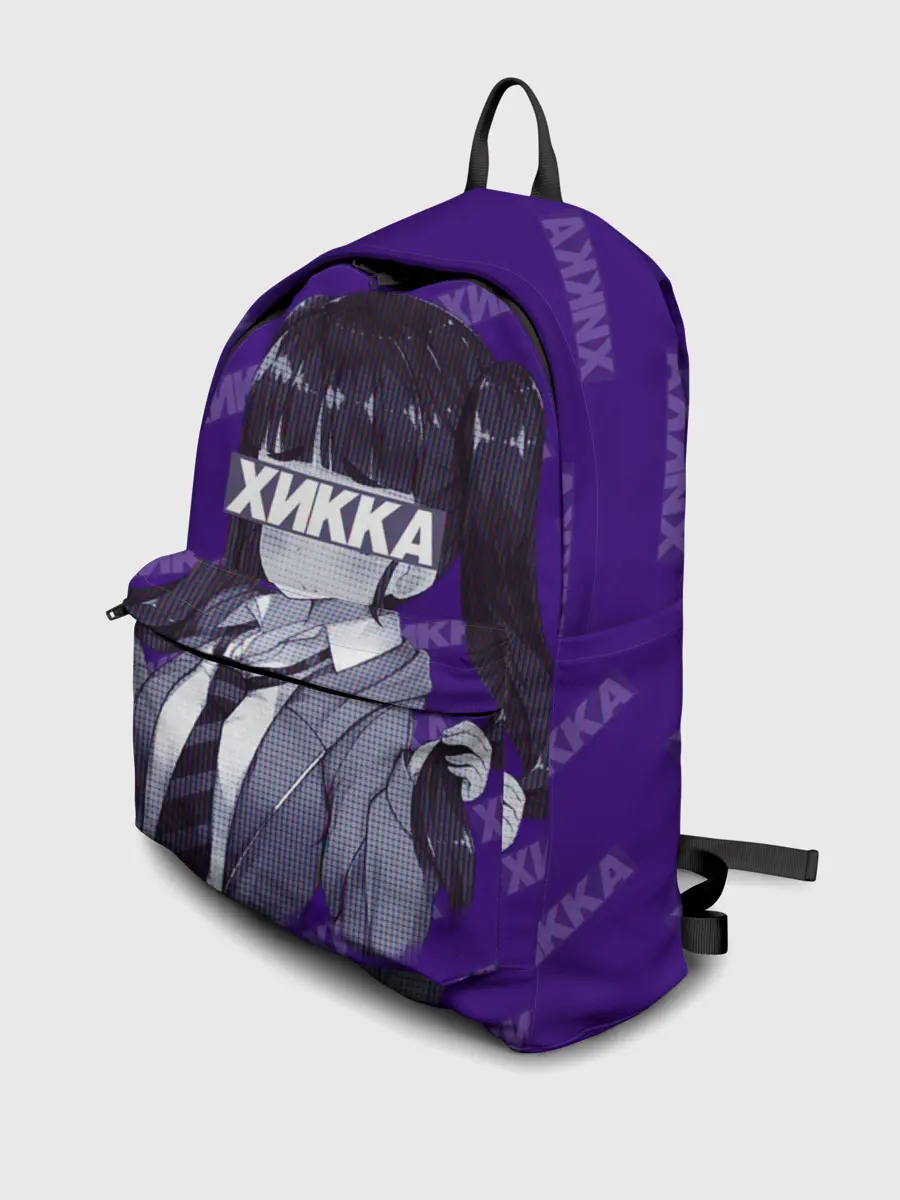 Рюкзак джинсовый / Аниме-тян и Хикка на глазах