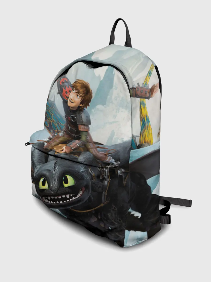 Рюкзак джинсовый / Как приручить дракона