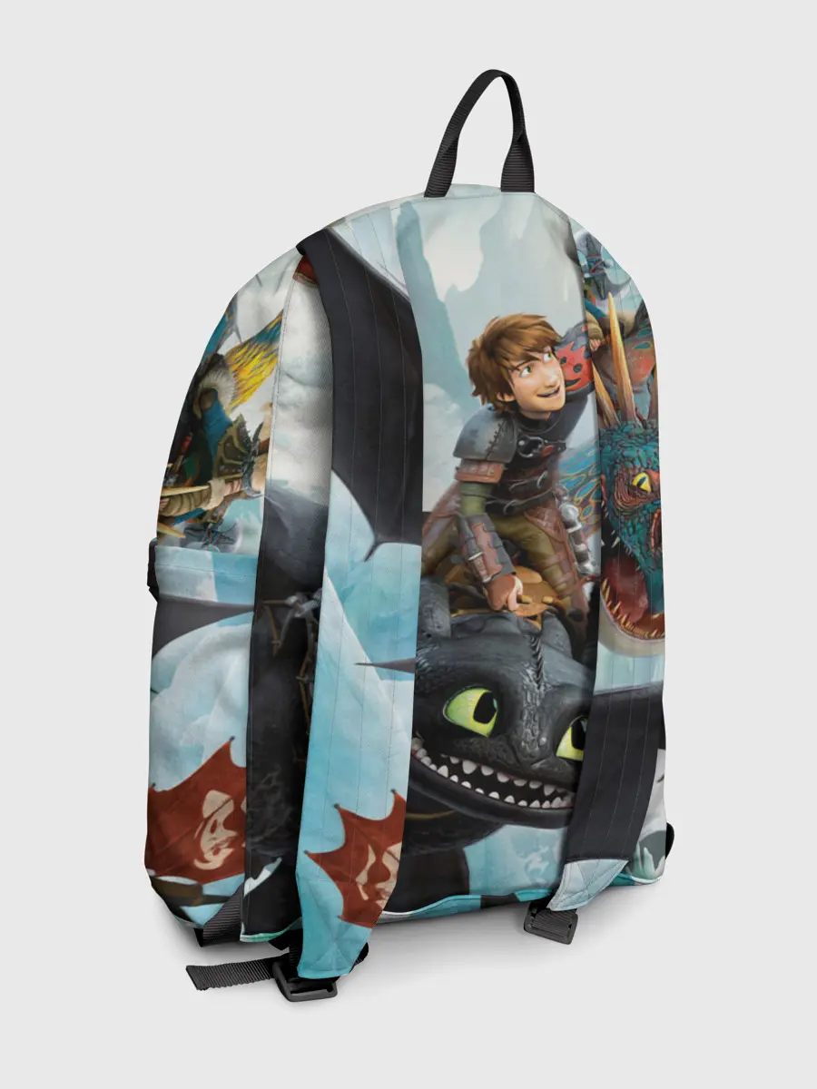 Рюкзак джинсовый / Как приручить дракона