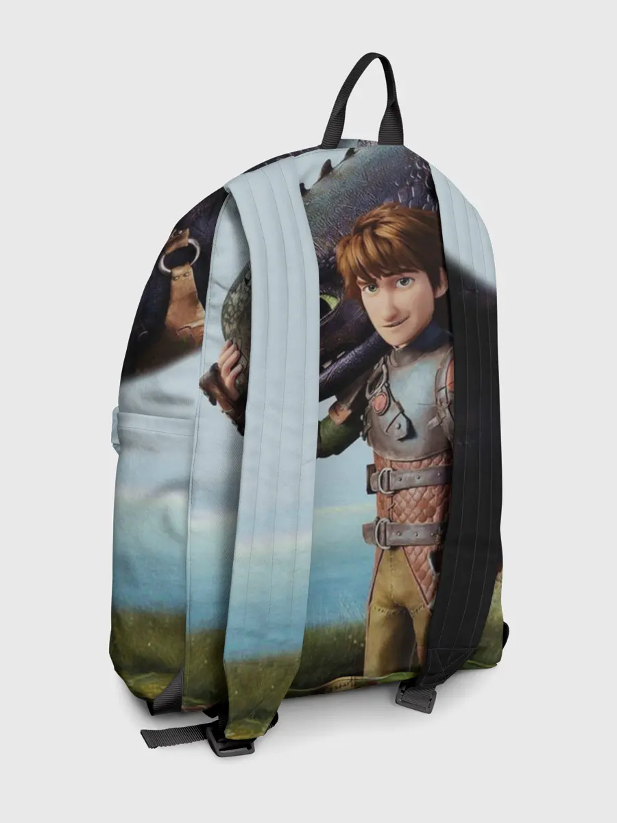 Рюкзак джинсовый / Как приручить дракона