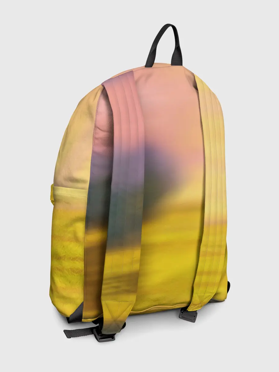 Рюкзак джинсовый / Дракончик на берегу озера