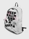 Рюкзак джинсовый / Keep calm and be a queen