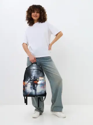 Рюкзак джинсовый / Battlefield