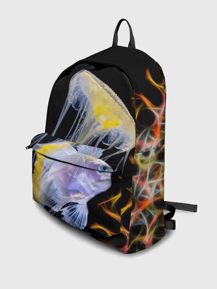 Рюкзак джинсовый / медуза