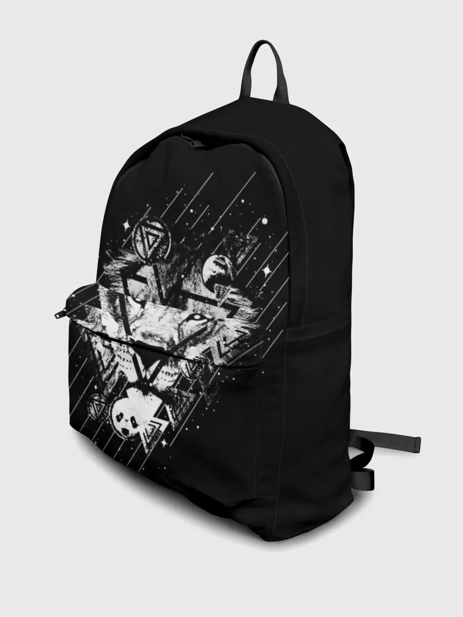 Рюкзак джинсовый / Лев