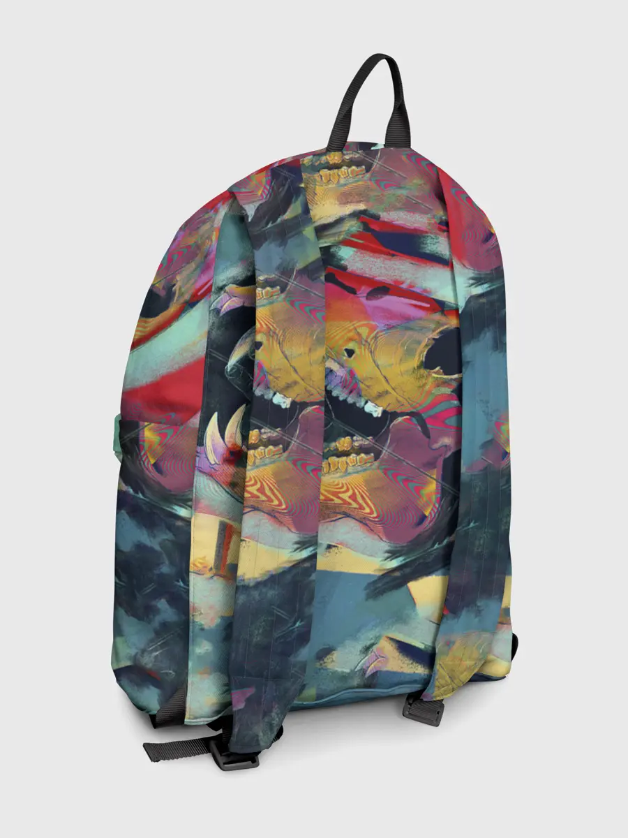 Рюкзак джинсовый / Абстрактный рисунок