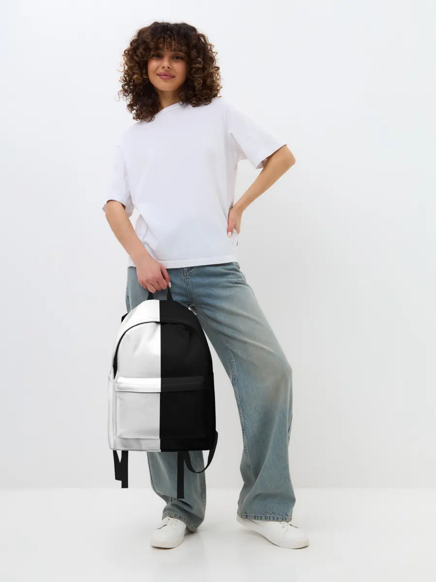 Рюкзак джинсовый / ПРОСТО ЧЁРНО-БЕЛЫЙ | Black and White