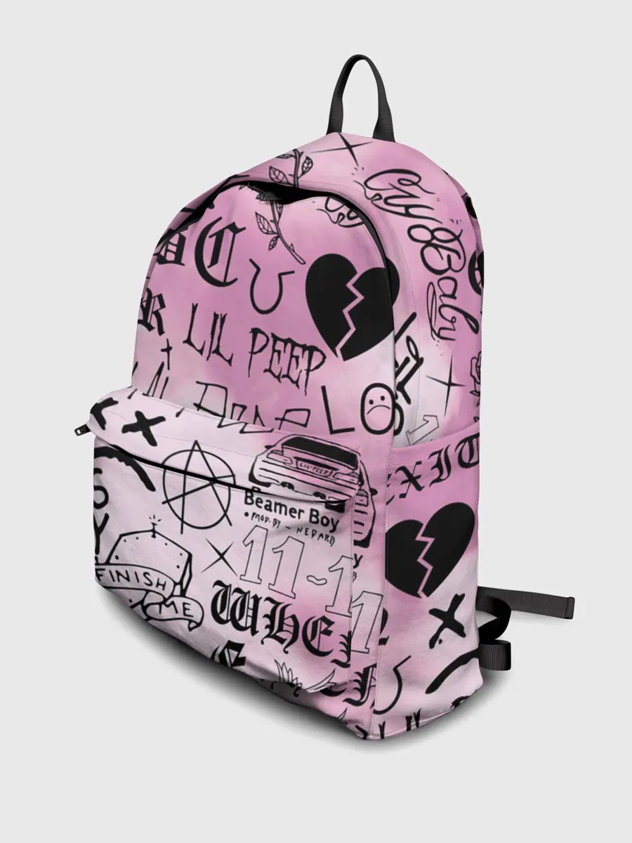 Рюкзак джинсовый / LIL PEEP.