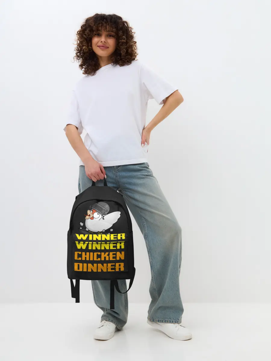 Рюкзак джинсовый / Winner Chicken Dinner