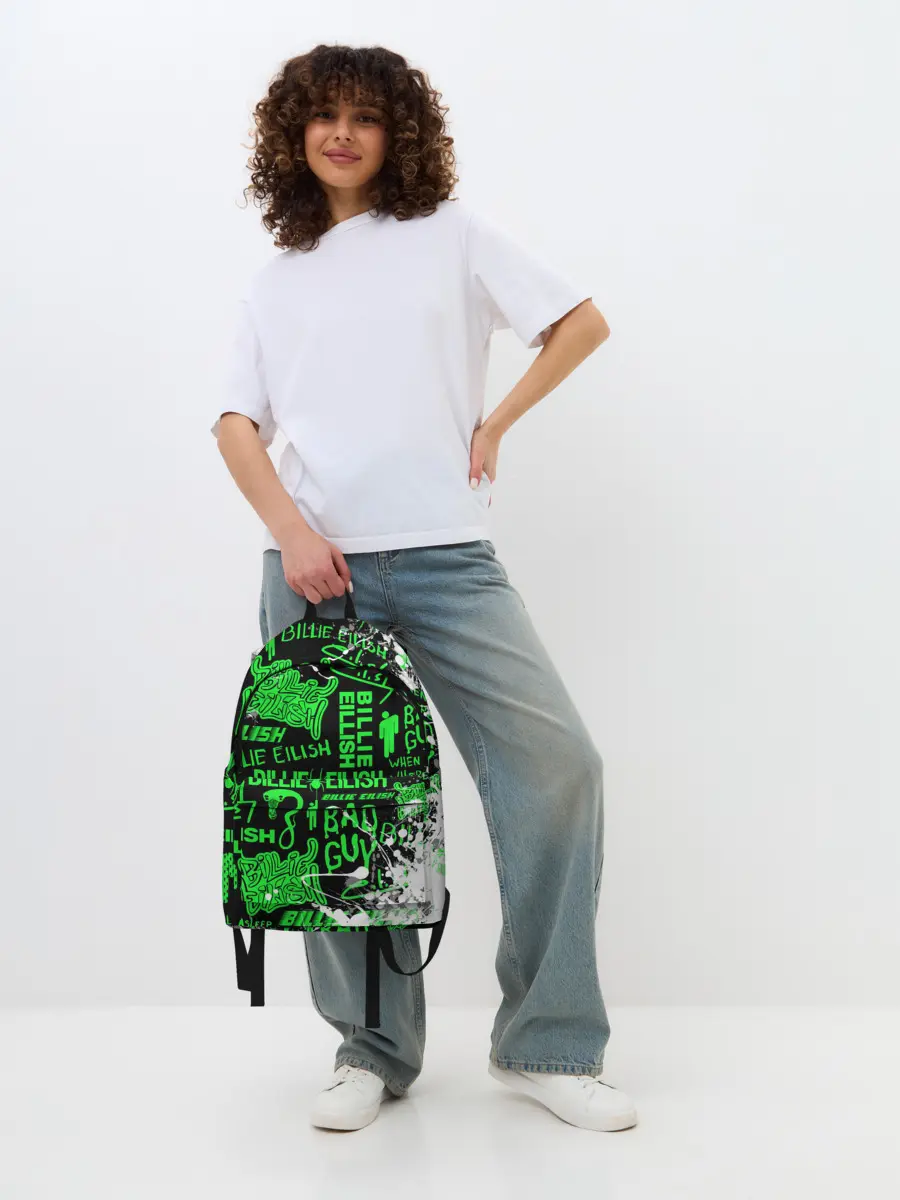 Рюкзак джинсовый / BILLIE EILISH.