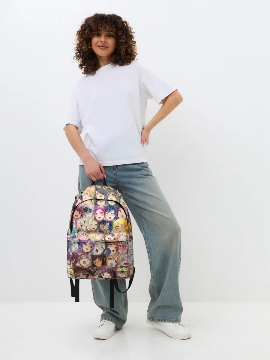 Рюкзак джинсовый / MANY FACES OF AHEGAO! color