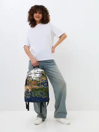 Рюкзак джинсовый / HEROES 3 КАРТА