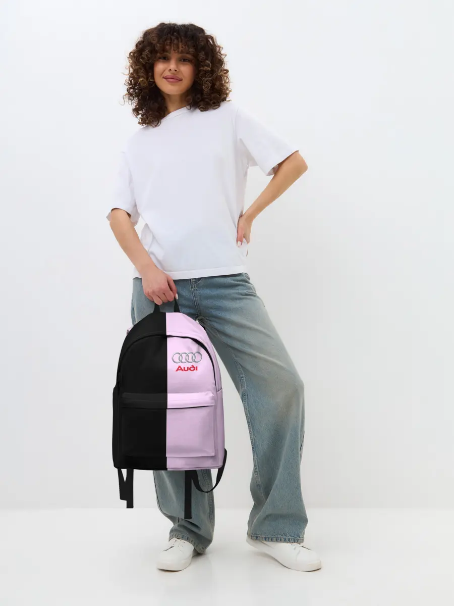 Рюкзак джинсовый / AUDI PINK | АУДИ