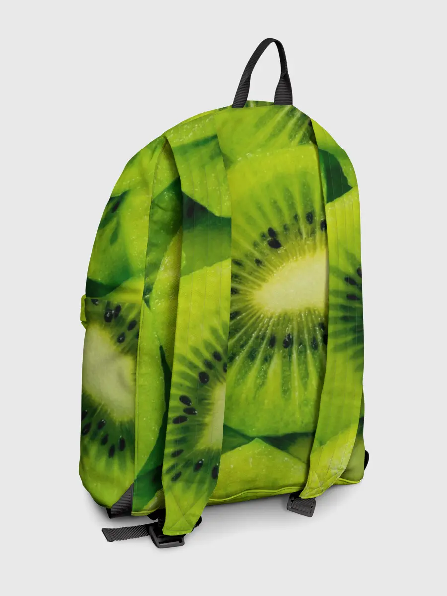 Рюкзак джинсовый / Зеленый киви