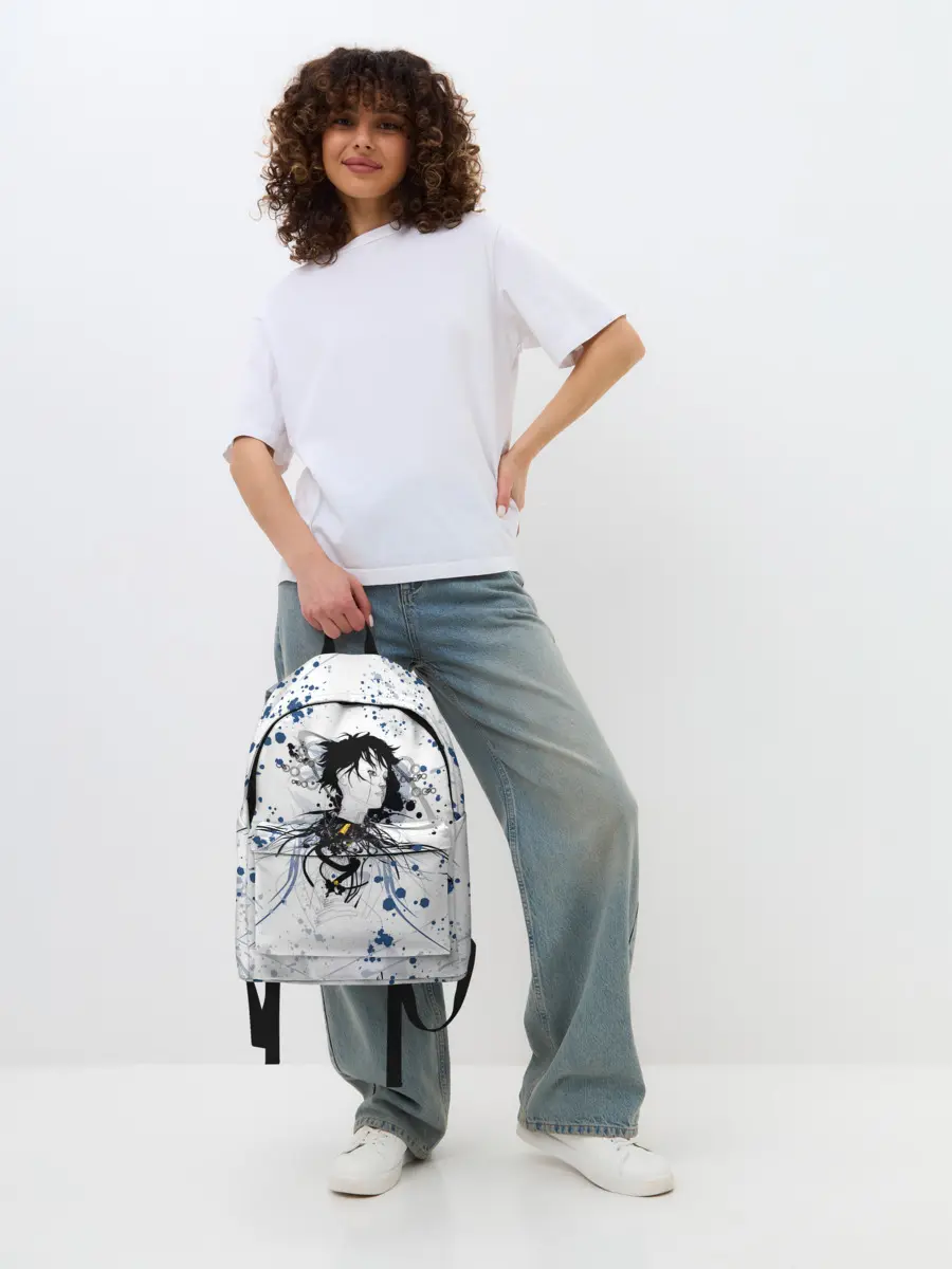 Рюкзак джинсовый / Призрак в доспехах